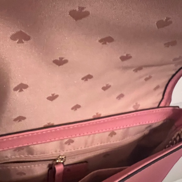 Kate Spade ~ Laurel Way Greer ~ Leather Crossbody Blossom Pink w/Chain. - Picture 5 of 8